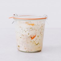 Fleischstrudel mit Schnittlauch-Gemüse