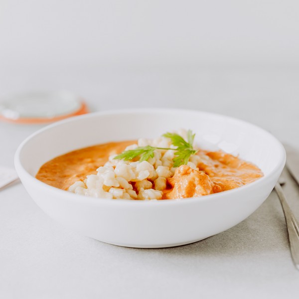 Paprikahendl mit Spätzle